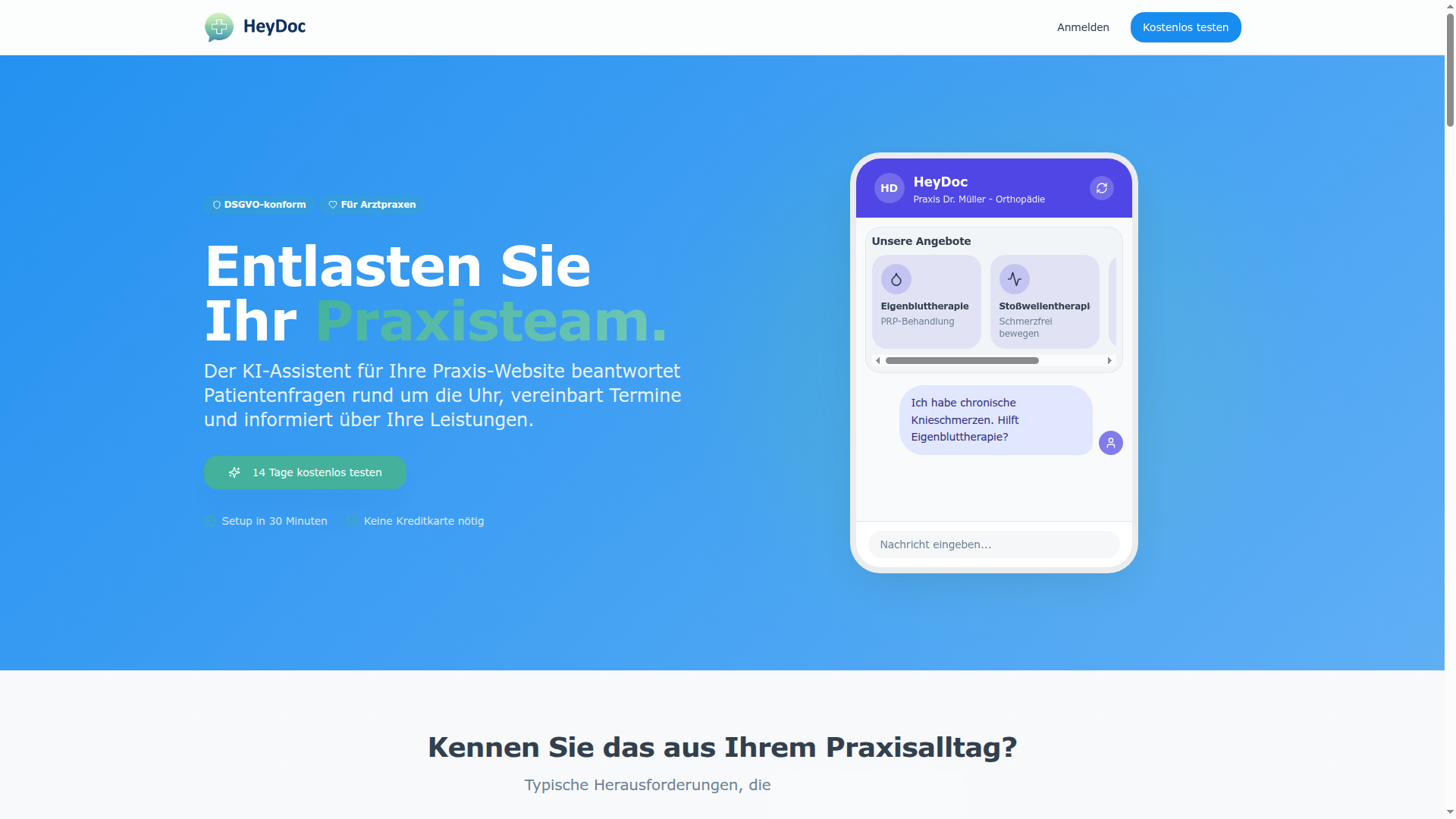 HeyDoc – Plattform für digitale Arzt-Patienten-Kommunikation und Videosprechstunde